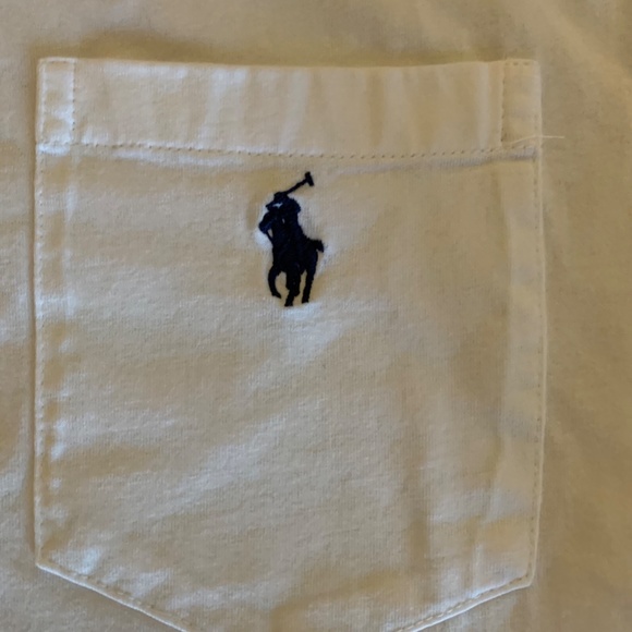 Polo Ralph Lauren Tops - LIKE NEW! Women's Ralph Lauren White Pocket T-SM